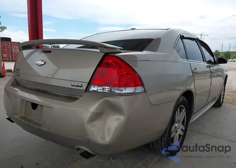 2012 Chevrolet Impala Lt из США, поврежденный, VIN 2G1WB5E31C1203596